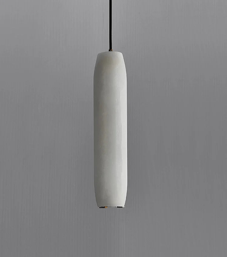 Alabaster Flute Pendant Light