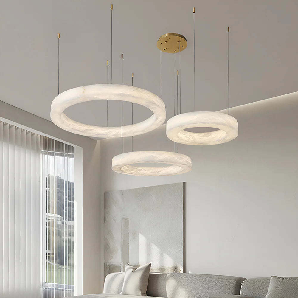 Marika Alabaster Pendant Lamp