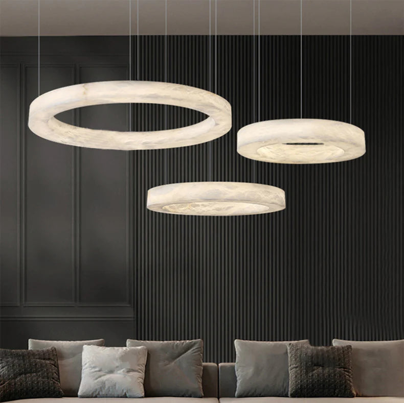 Marika Alabaster Pendant Lamp