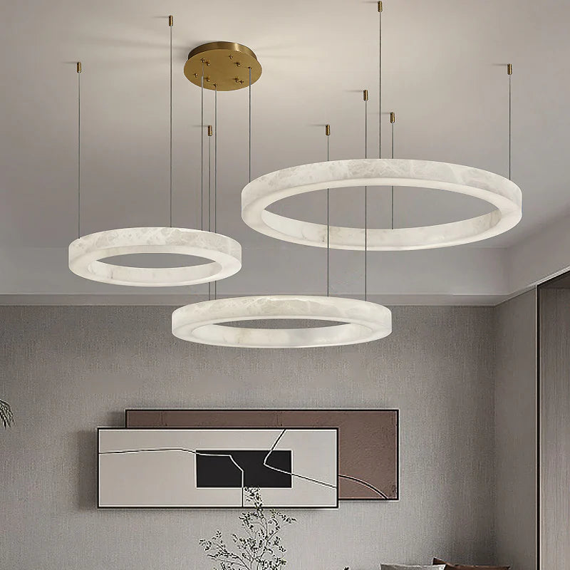 Marika Alabaster Pendant Lamp