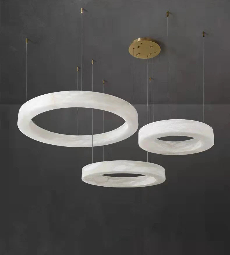 Marika Alabaster Pendant Lamp