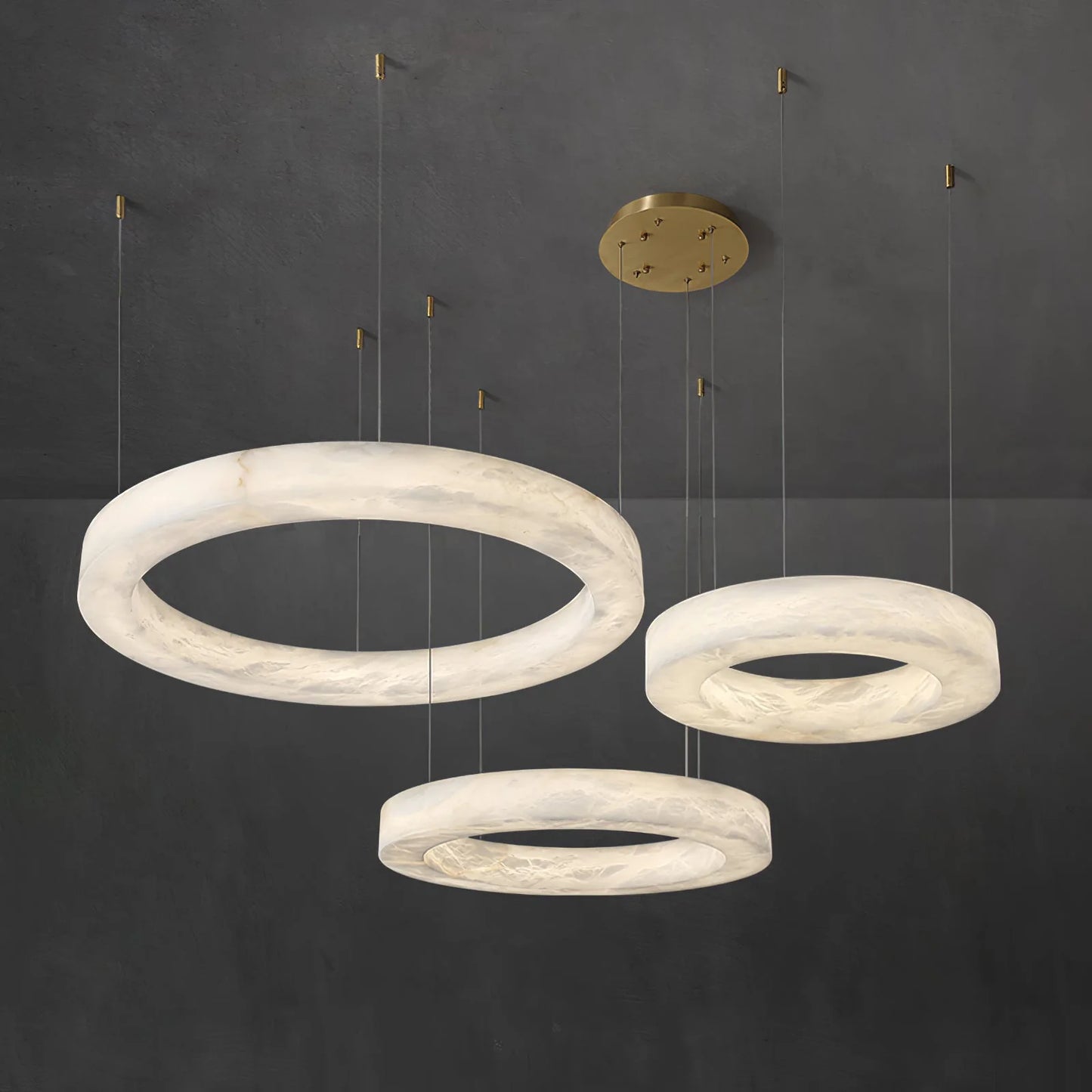 Marika Alabaster Pendant Lamp
