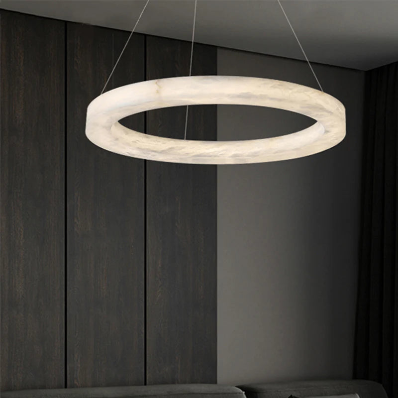Marika Alabaster Pendant Lamp