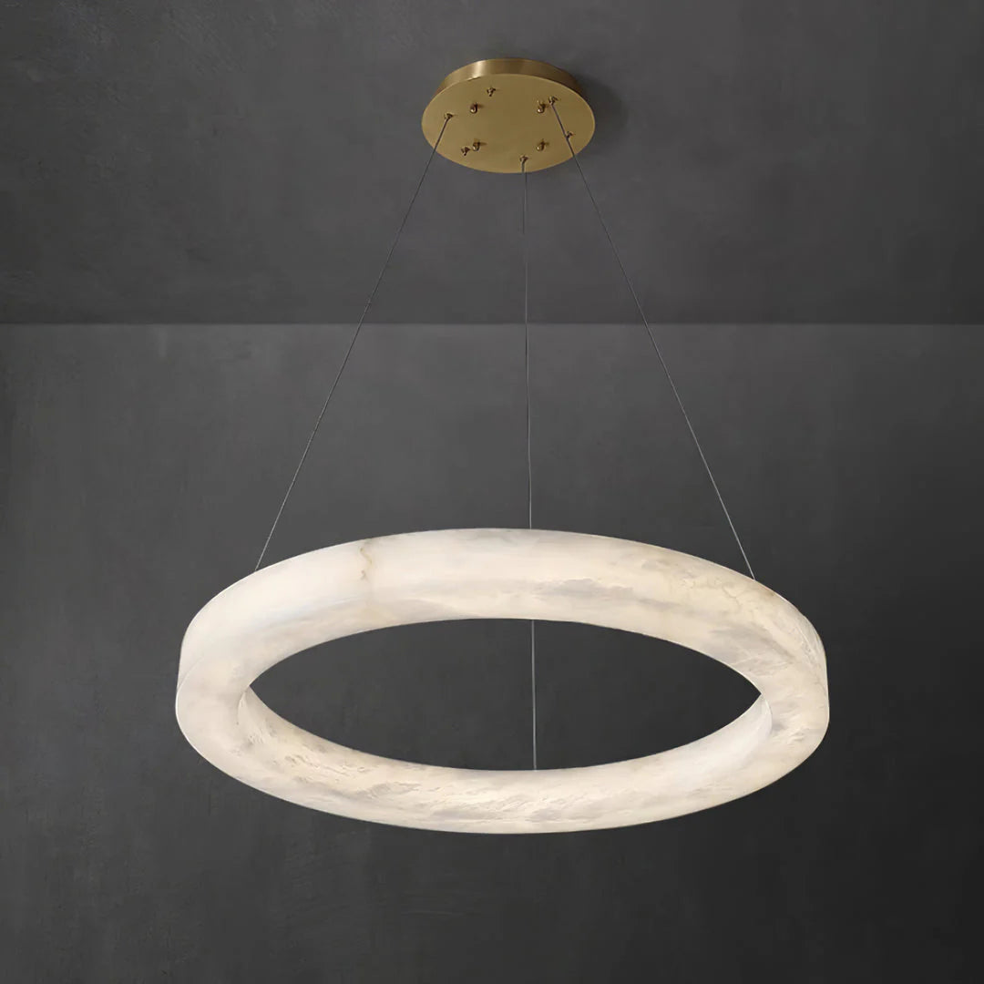 Marika Alabaster Pendant Lamp