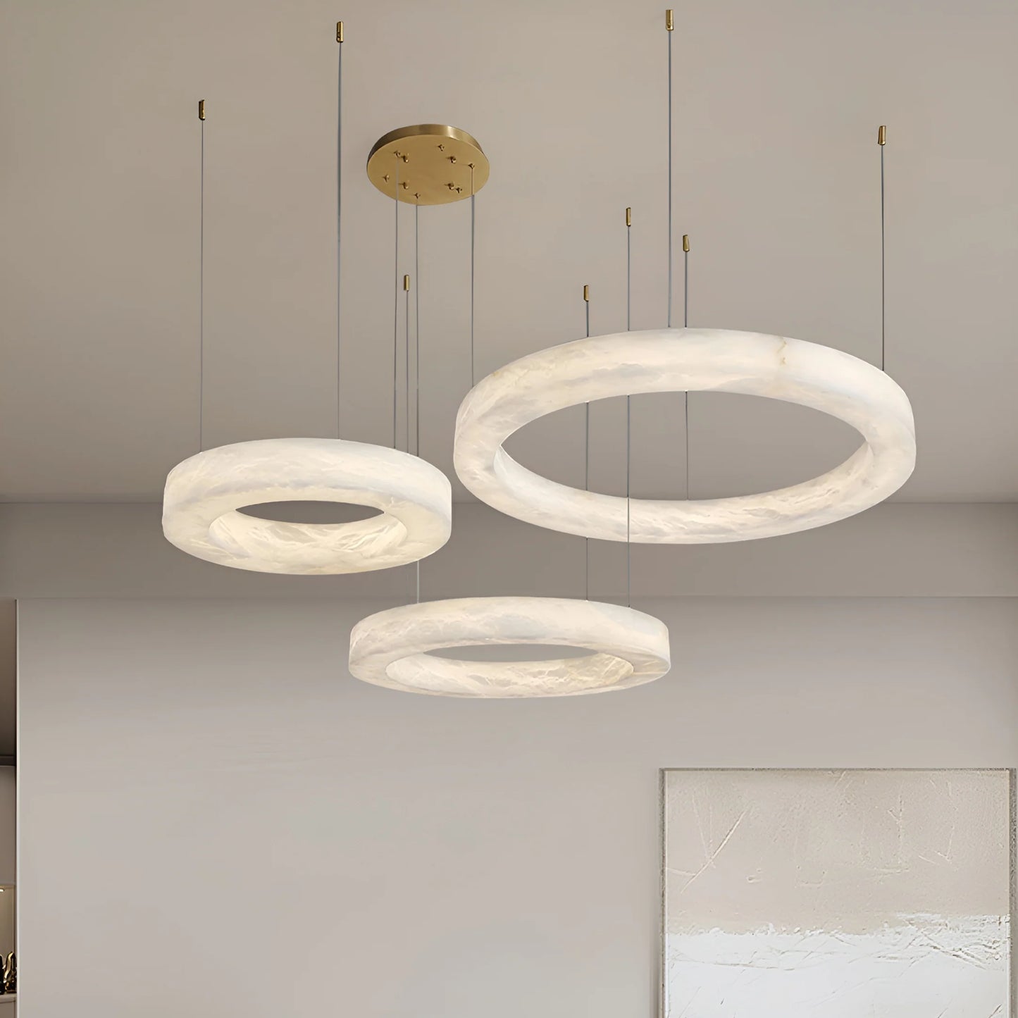 Marika Alabaster Pendant Lamp