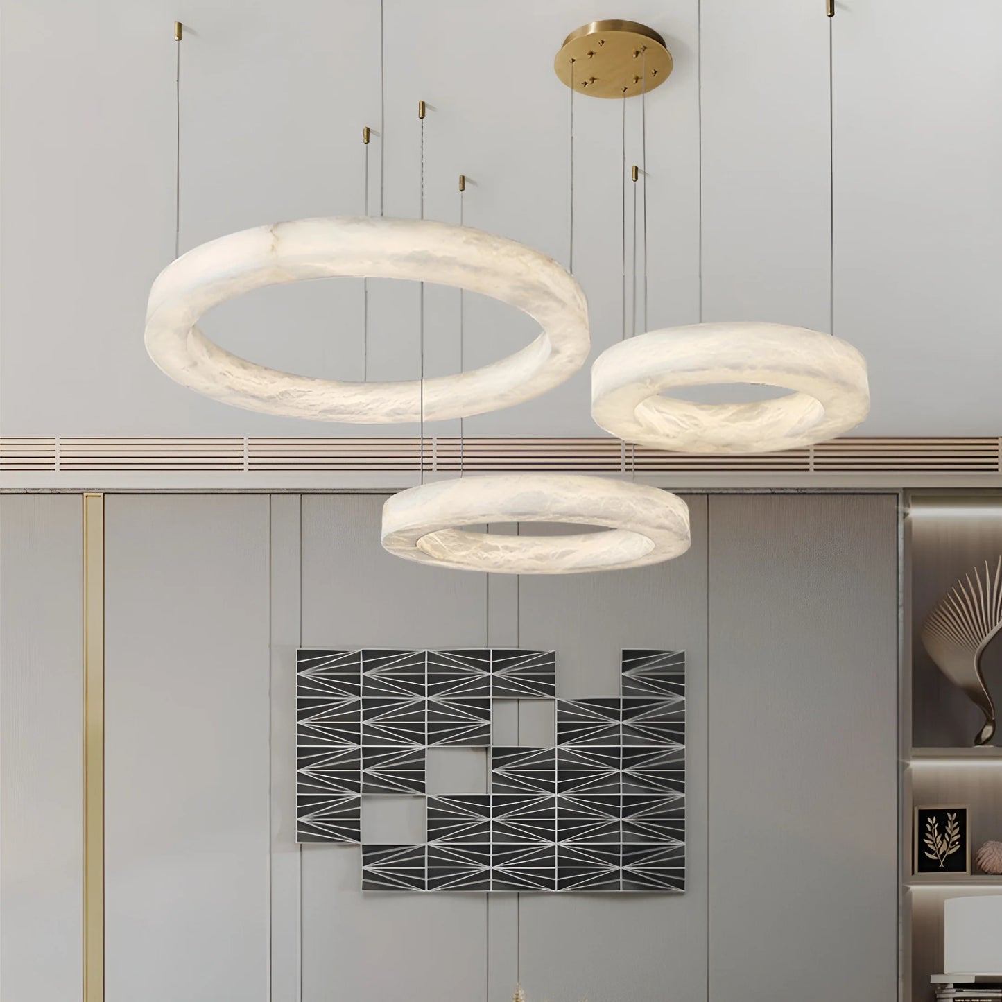 Marika Alabaster Pendant Lamp