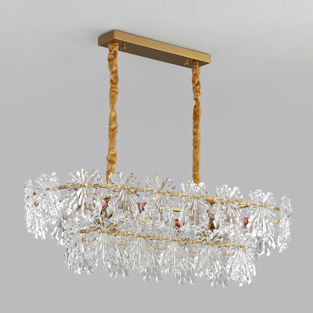 Gold Marilyn Elegant Glass Chandelier