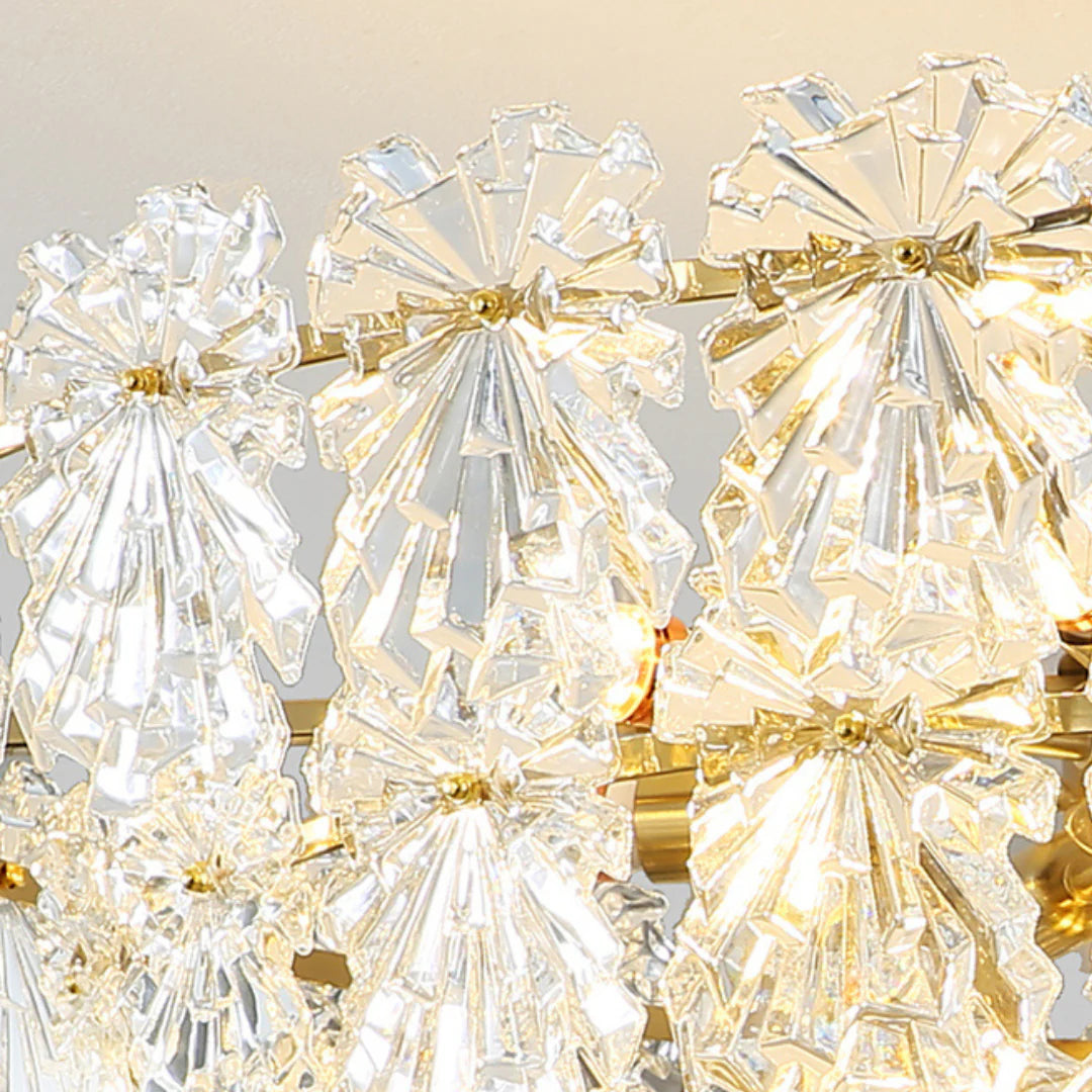Gold Marilyn Elegant Glass Chandelier