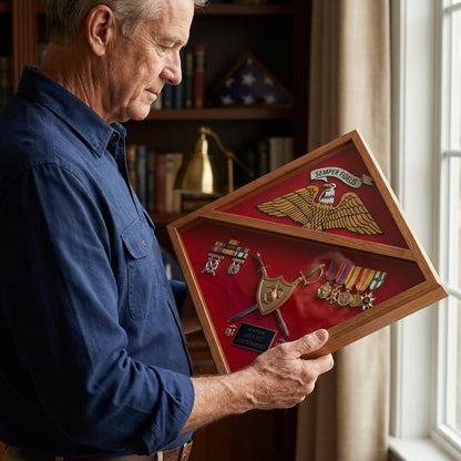 Marine Corps Flag Display Case - 3'x5'
