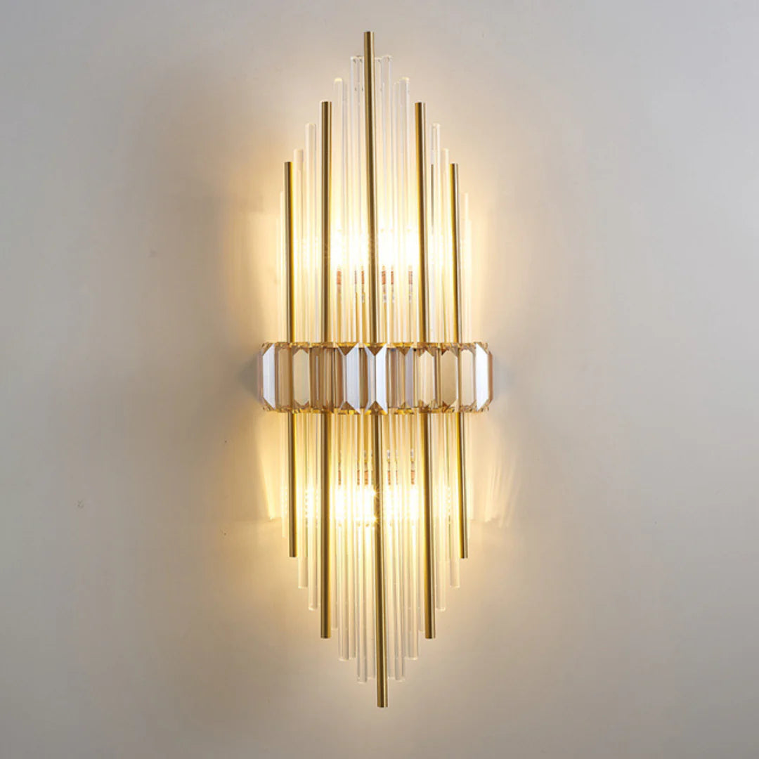 Crystal Rod Marsily Vertical Wall Lamp