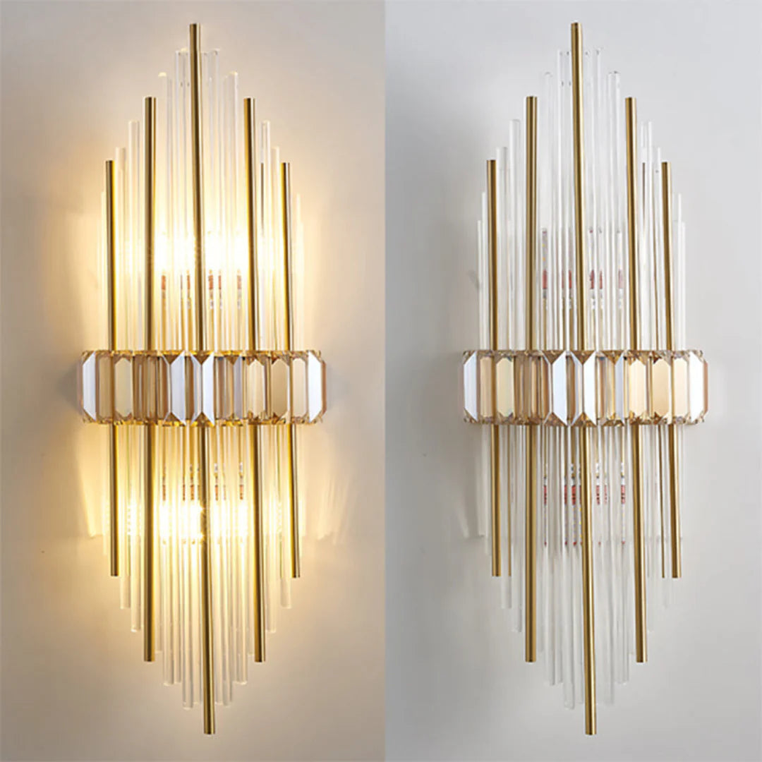Crystal Rod Marsily Vertical Wall Lamp