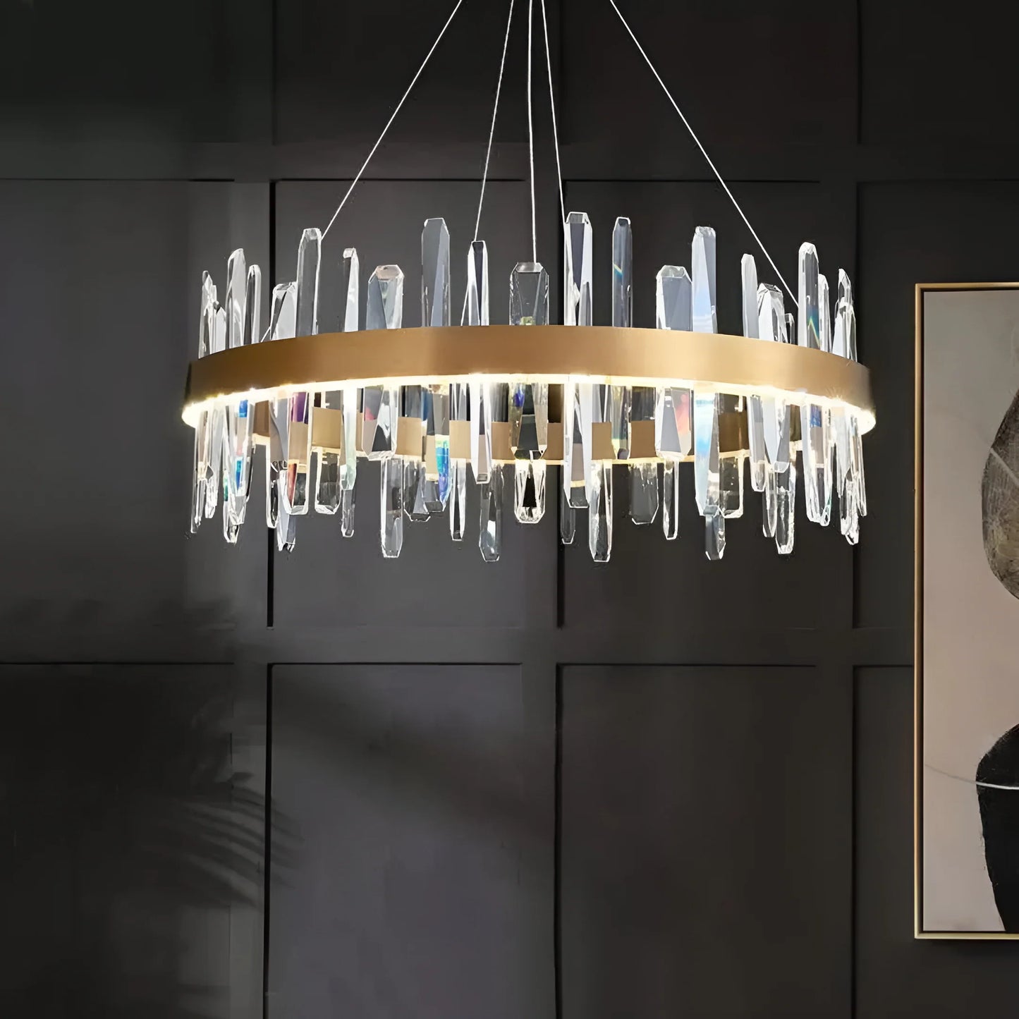 Marylin Modern Crystal Ring Chandelier