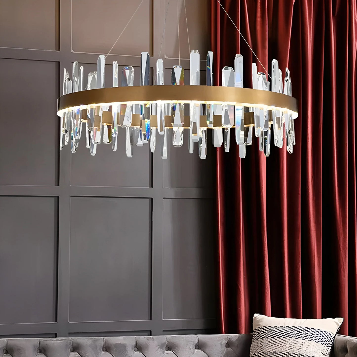 Marylin Modern Crystal Ring Chandelier