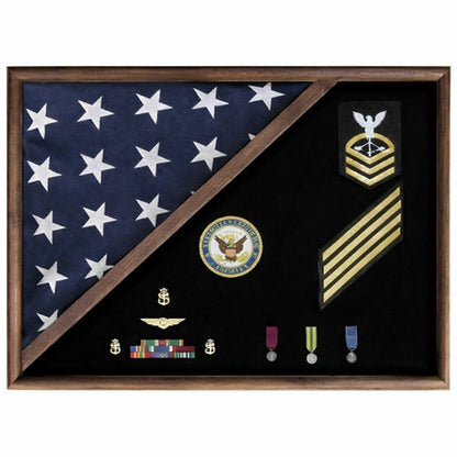 MEMORIAL FLAG CASE - FOLDED CORNER.
