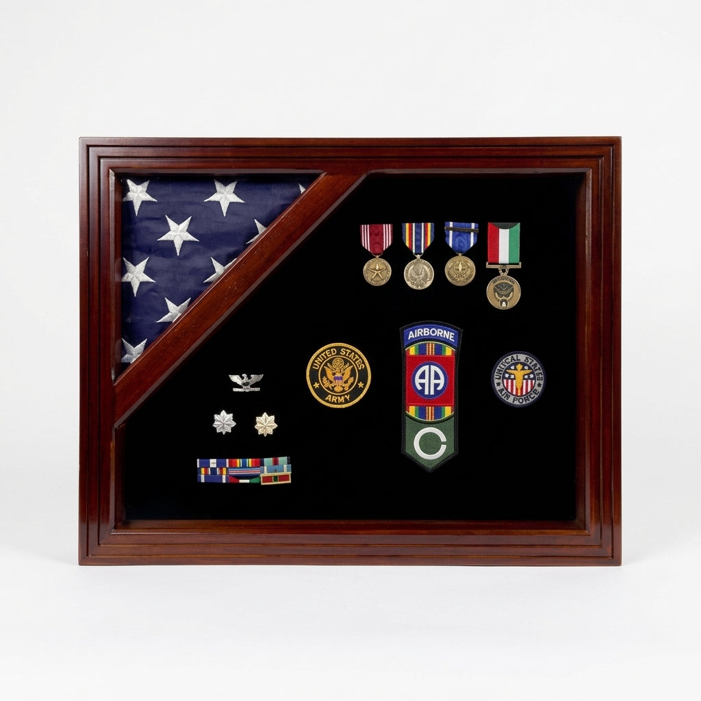 Colonial Classic Shadow Box & Flag Case