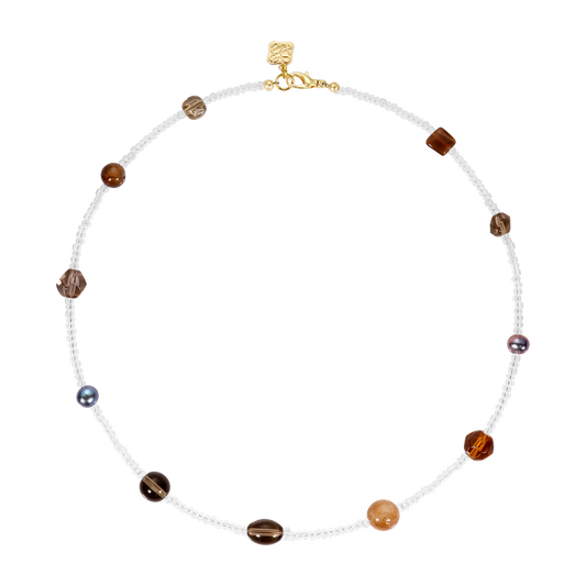 Mocha Dot Necklace
