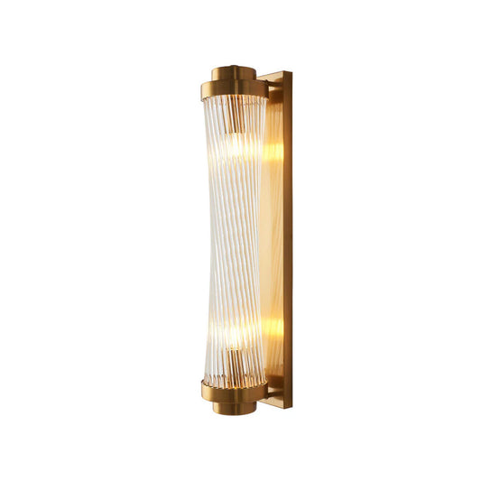 Modern Glass Column Wall Sconce