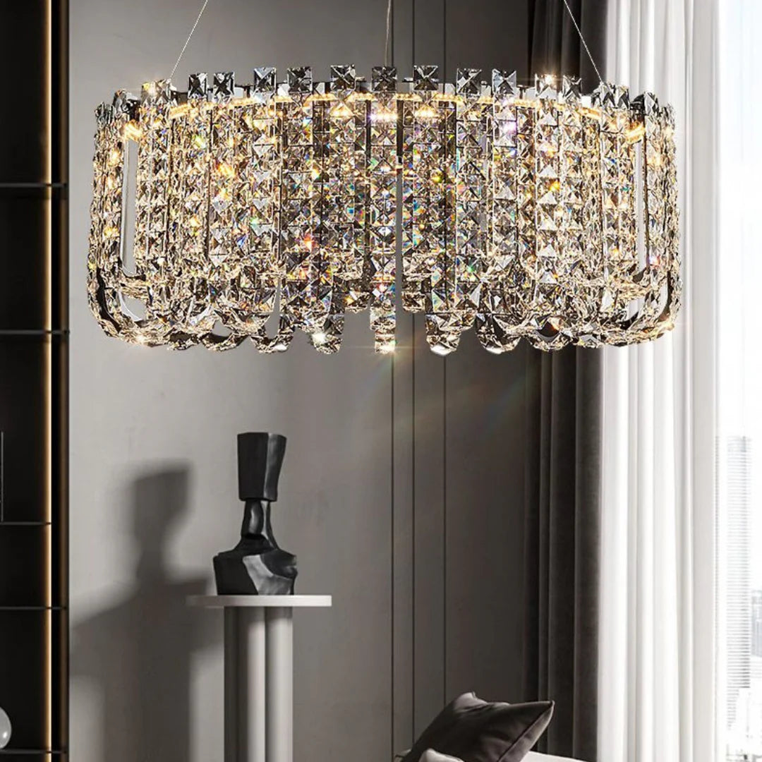 Luxurious Liora Crystal Tassel Chandelier