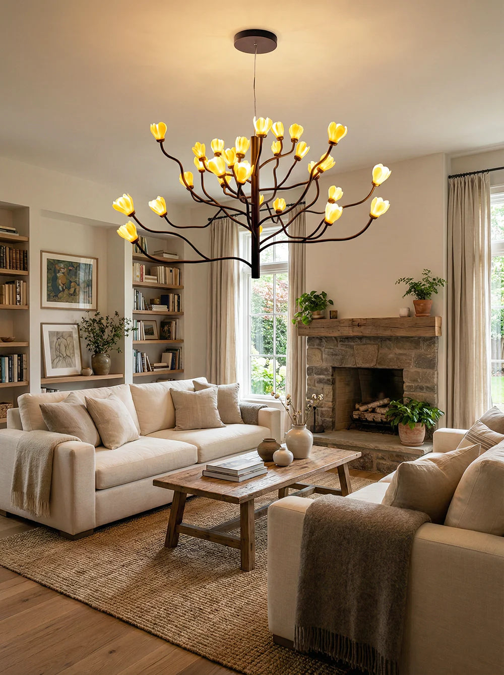 Mokuren Chandelier