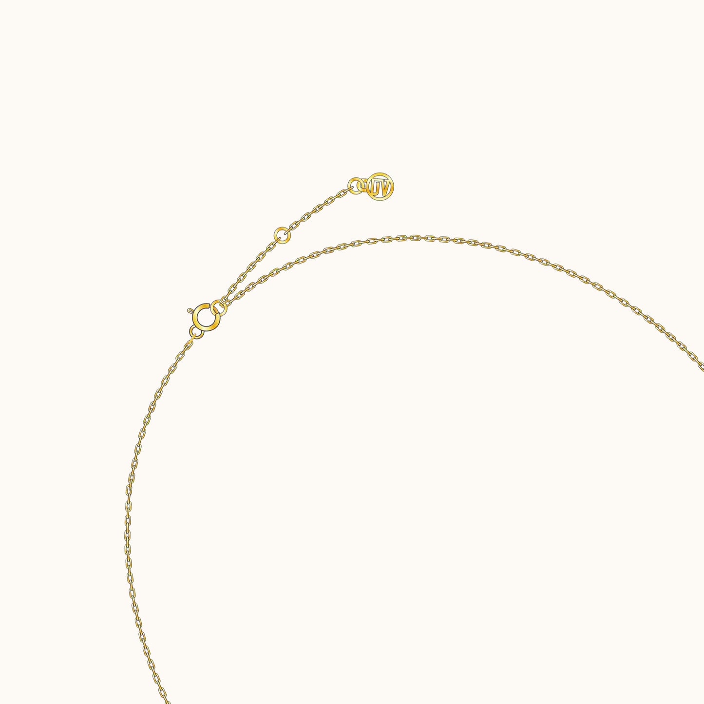 White CZ Leaves Necklace