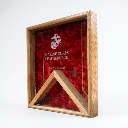 Navy Flag Display Case, flag shadow Box