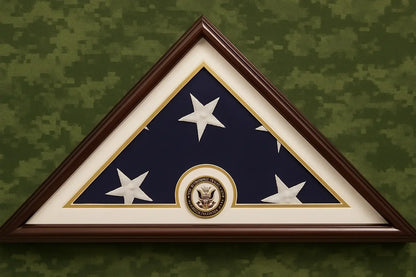 Navy Flag Display Small Case Box, 5x9 Burial
