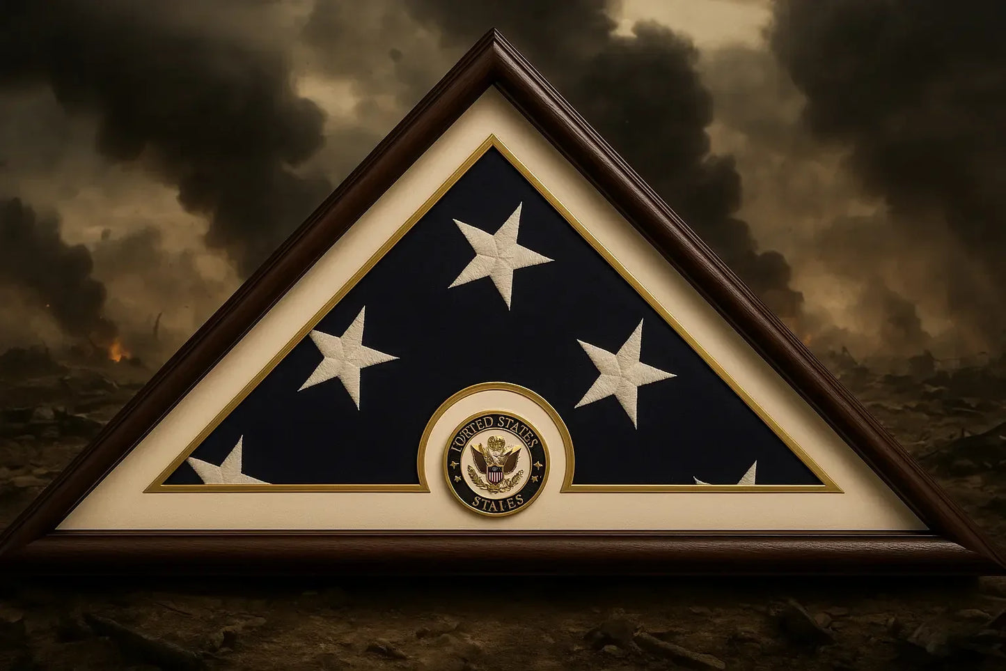Navy Flag Display Small Case Box, 5x9 Burial
