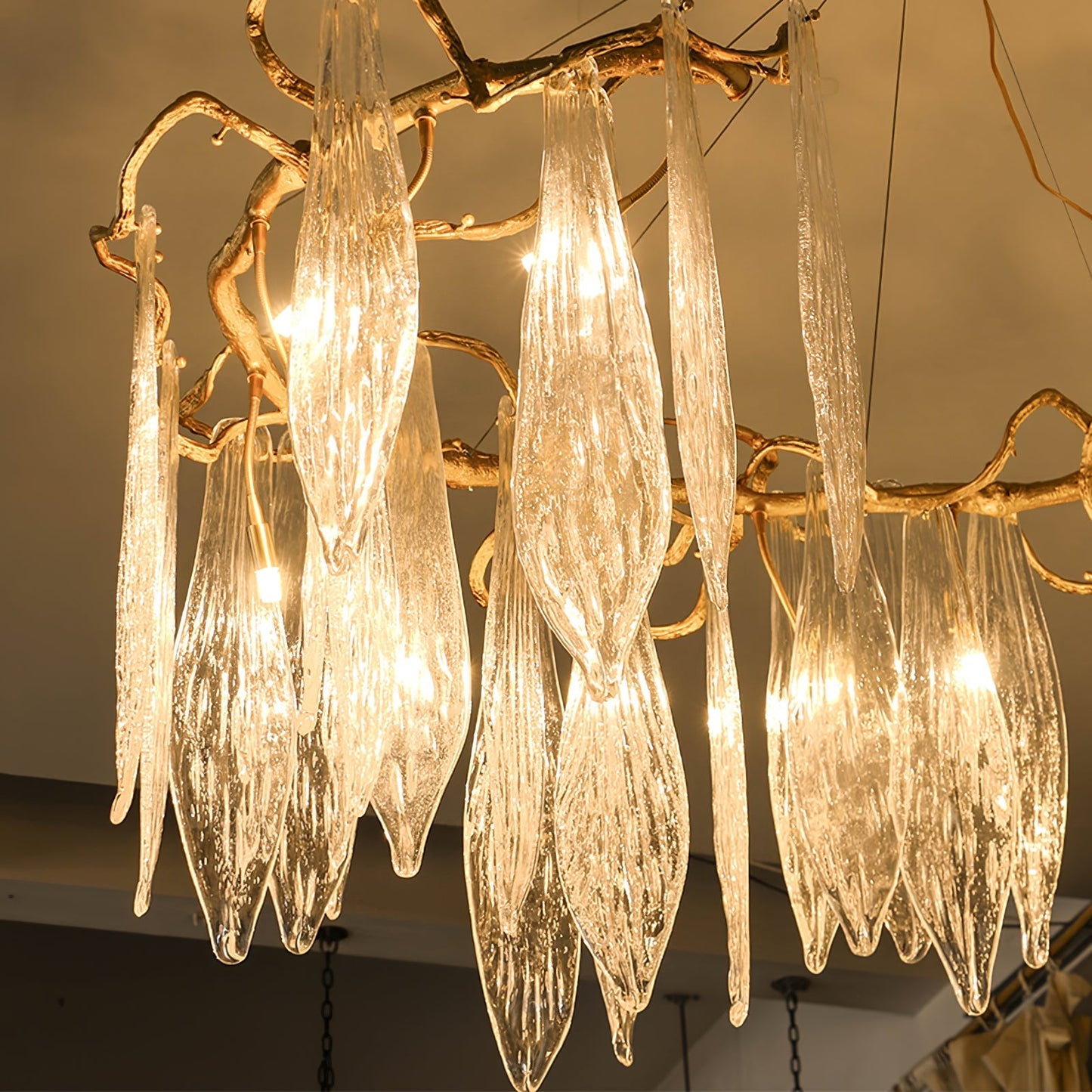 Niagara Brass Crystal Chandelier