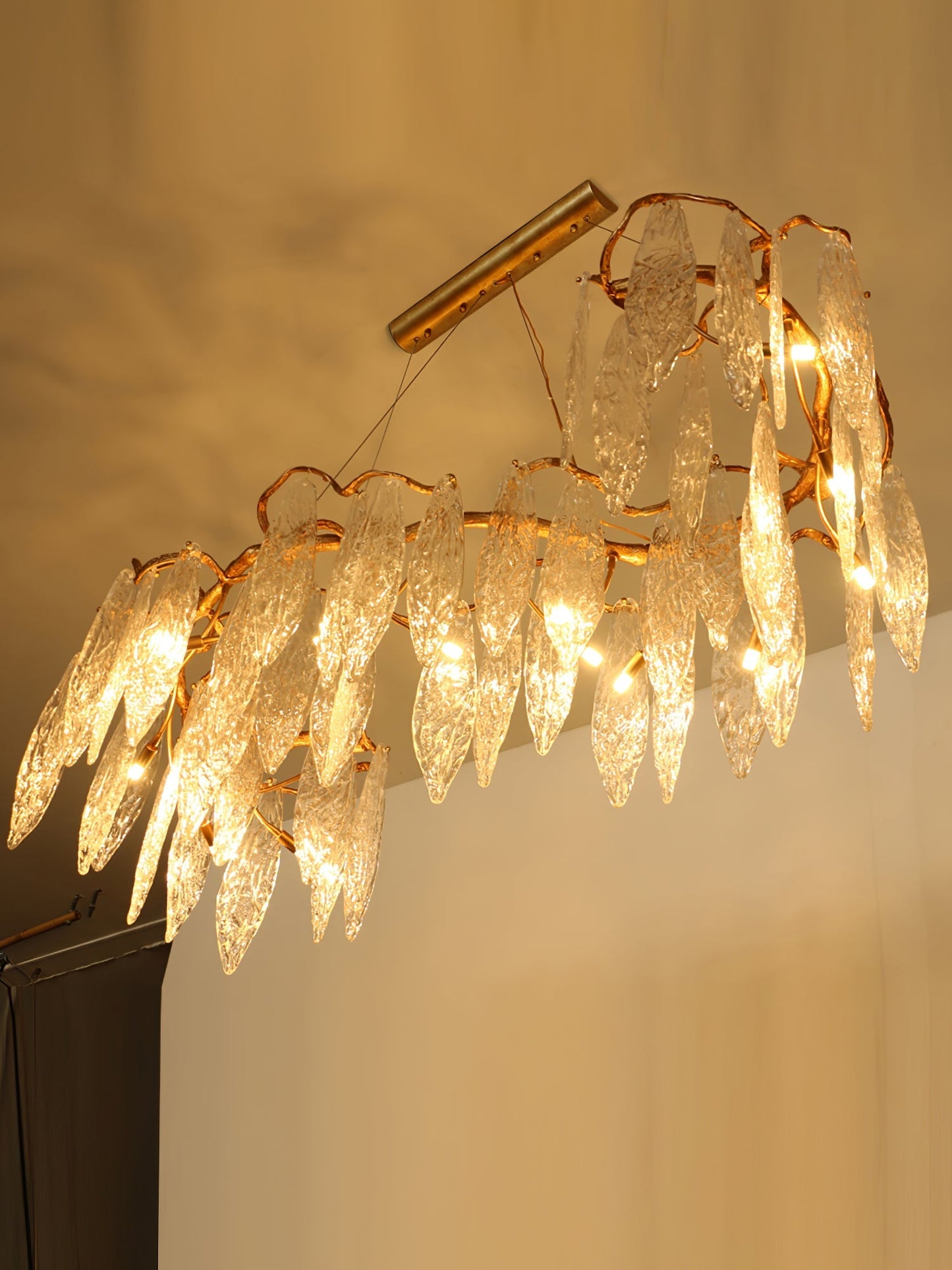 Niagara Brass Crystal Chandelier
