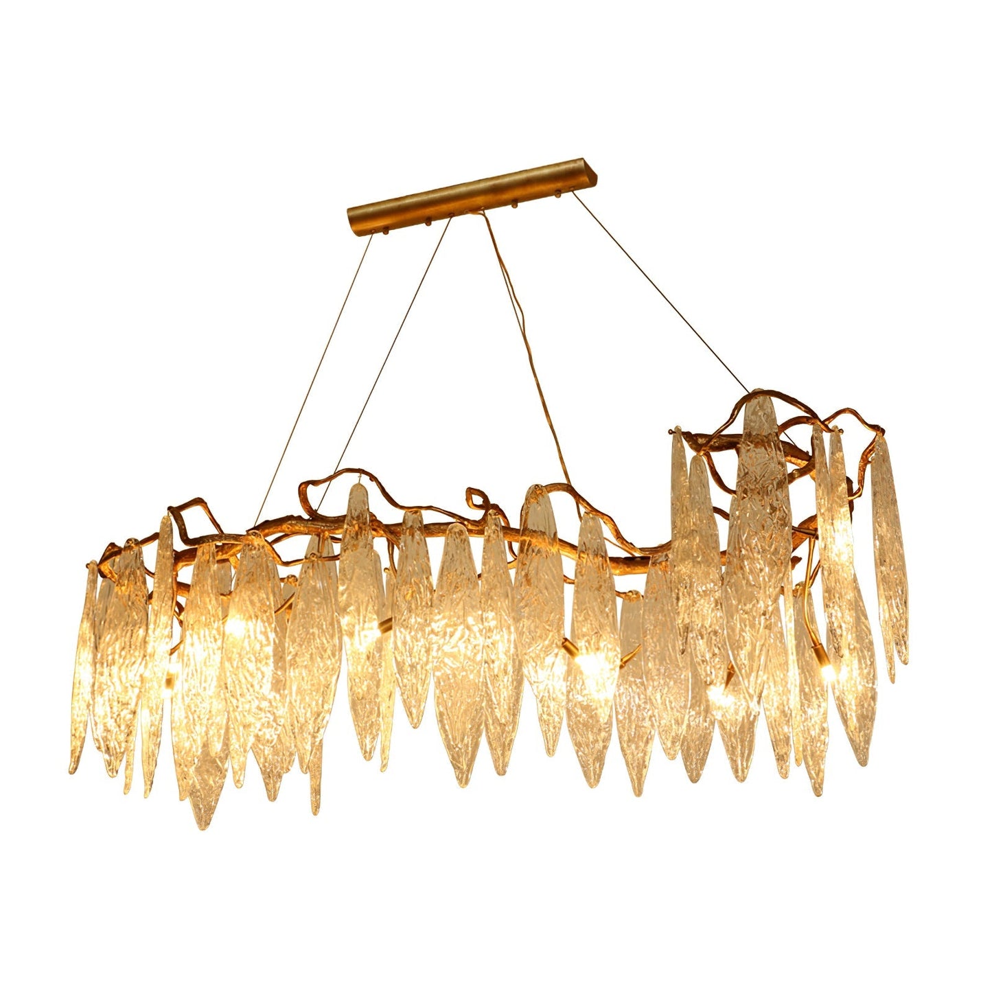 Niagara Brass Crystal Chandelier