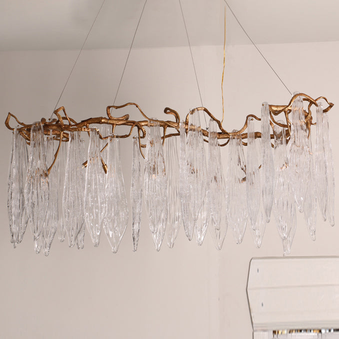 Niagara Brass Crystal Chandelier