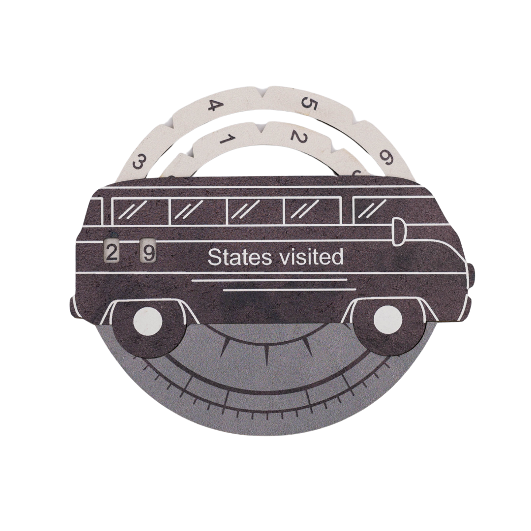 Travel Tracker 3D Wooden USA Map
