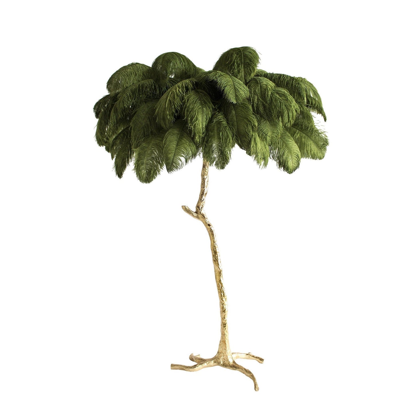 Ostrich Feather Floor Lamp