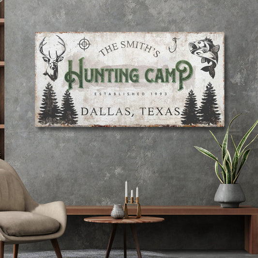 Fishing And Hunting Sign