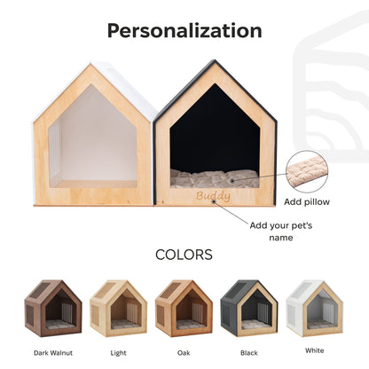Wooden Indoor Dog House