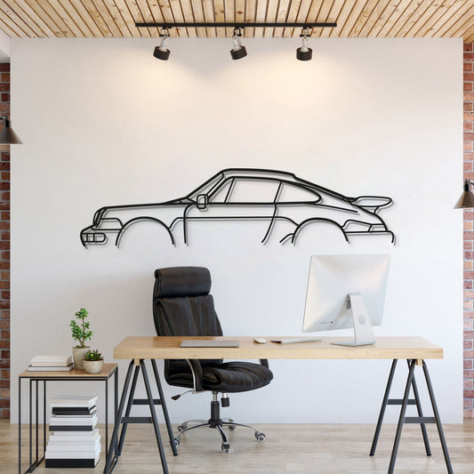 911 964 C2 Metal Car Wall Art - MT0844