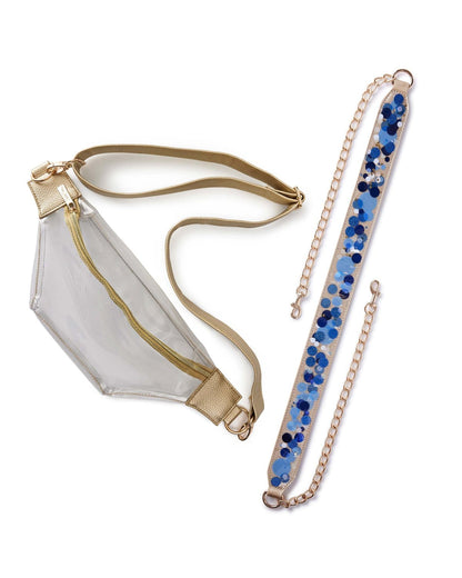 Confetti Strap and Clear Belt Bag Bundle