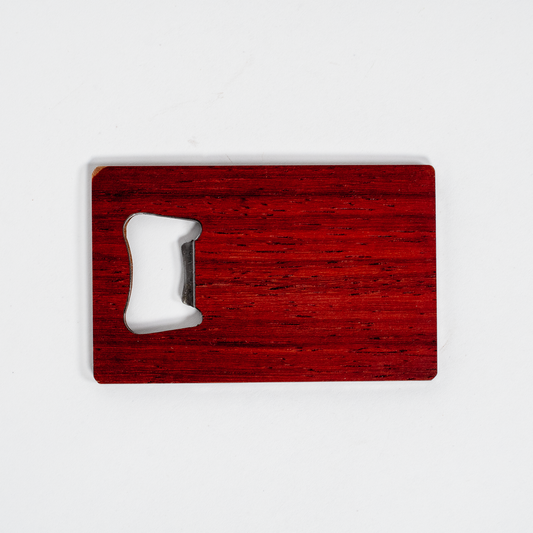Wood Veneer Wallet Bottle Opener