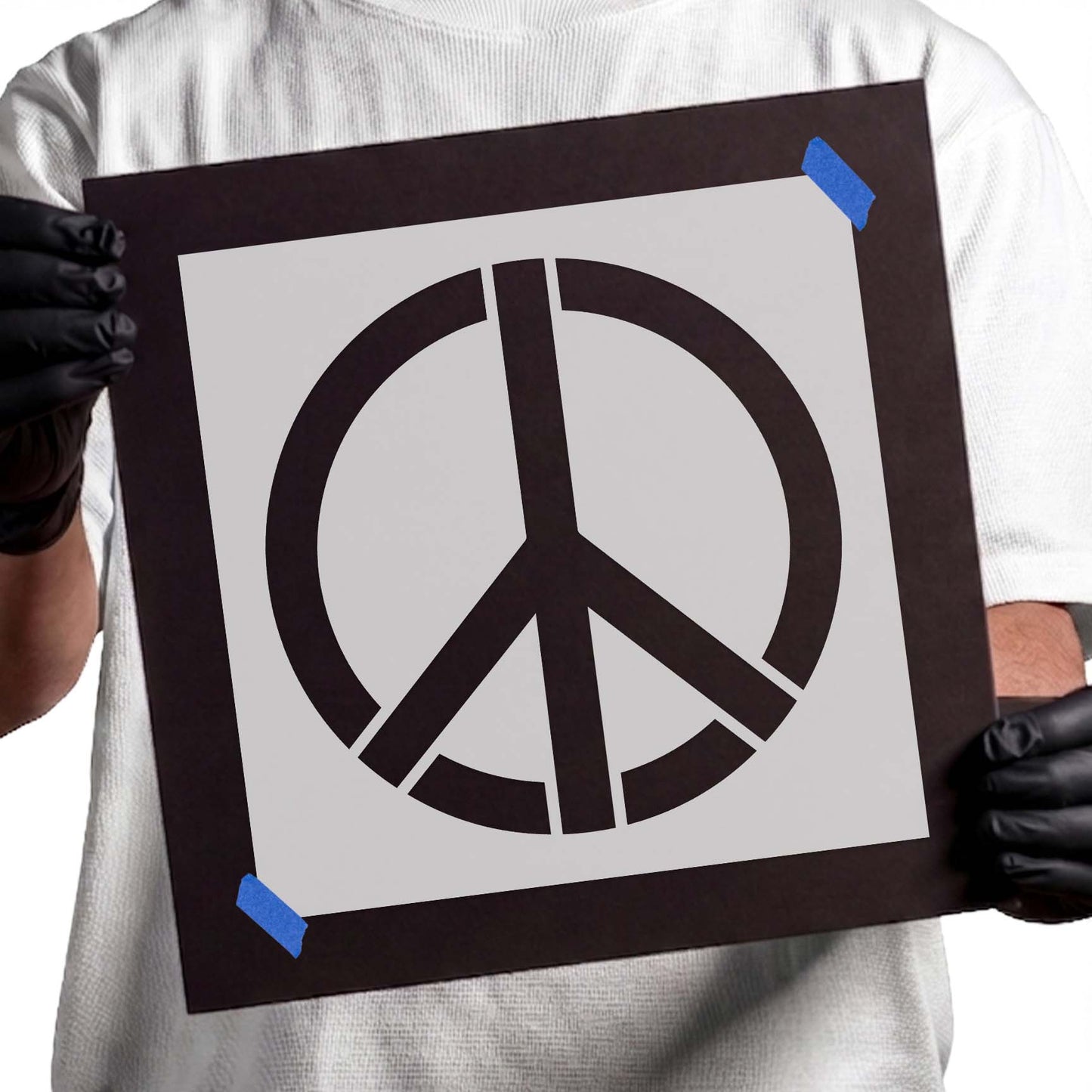 Peace Symbol Stencil