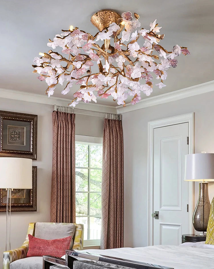 Peach blossom Ceiling Light
