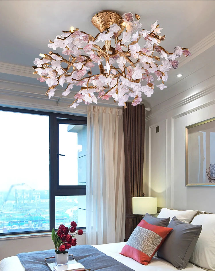 Peach blossom Ceiling Light