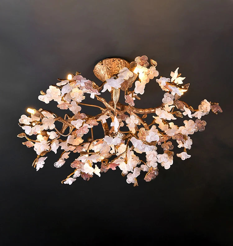 Peach blossom Ceiling Light
