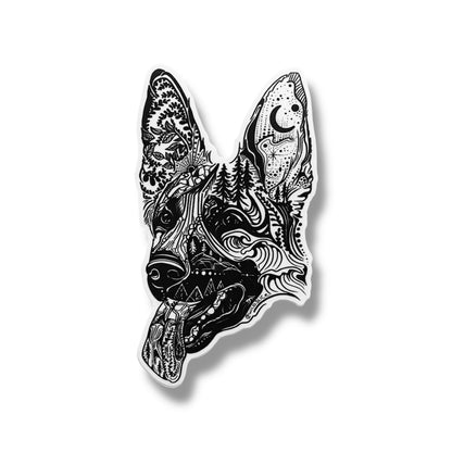 German Shepard GSD Dog Sticker