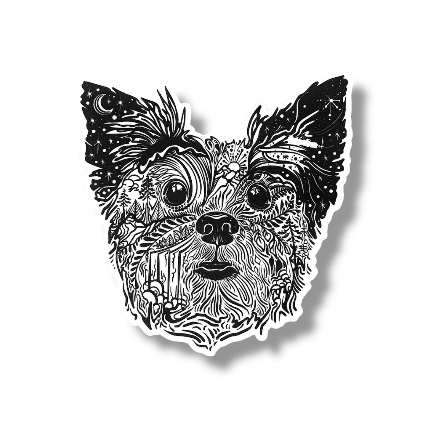 Yorkie Yorkshire Terrier Dog Sticker