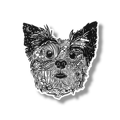 Yorkie Yorkshire Terrier Dog Sticker