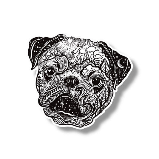 Pug Dog Sticker