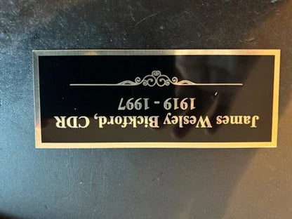 Large Name Plate - 3”tall x 6“wide