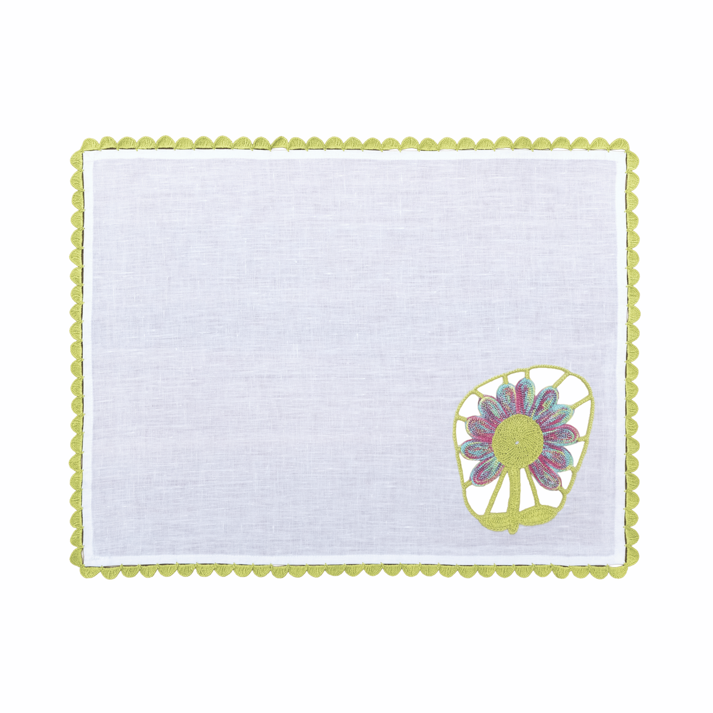 Hand Crochet Placemats 14" x 18" (Set of 4)