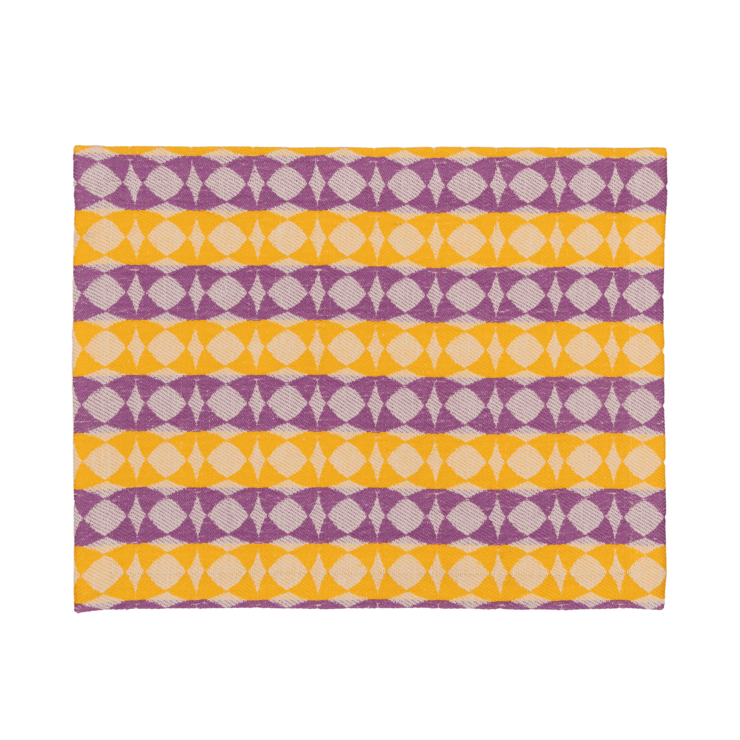 Handwoven Jacquard Placemats 14" × 18" (Set of 4)