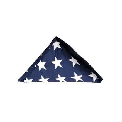 Flags Connections - Pre-Folded American Flags - Fit 5' x 9.5' Casket Flag.